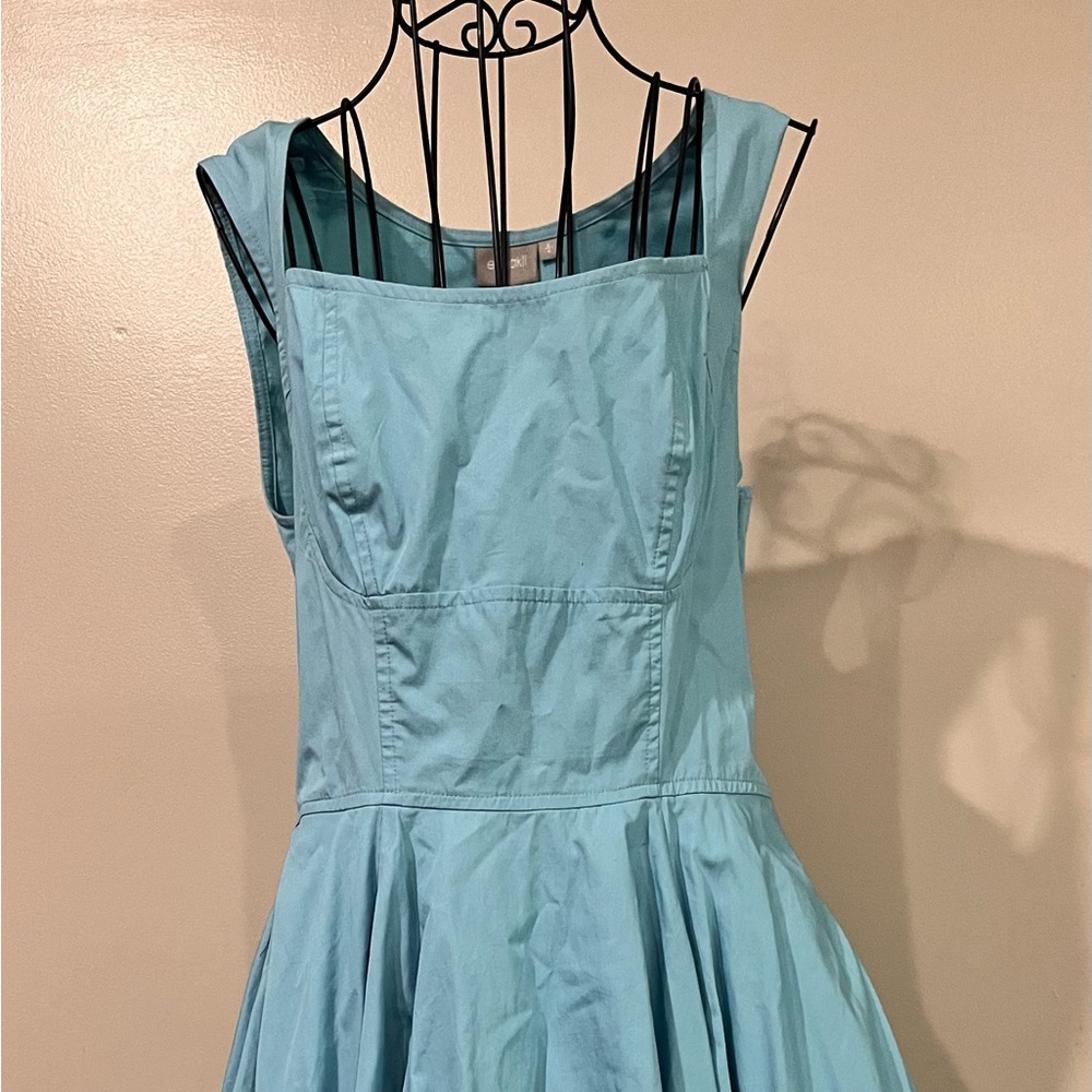 Light blue fit and flare size S/4
